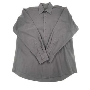 00115 - Perry Ellis‎ Portfolio Men's Dress Shirt 15.5 34/35 Navy Check